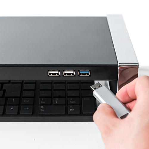 楽天市場】モニター台 机上ラック 卓上ラック 幅100cm 奥行20cm USB