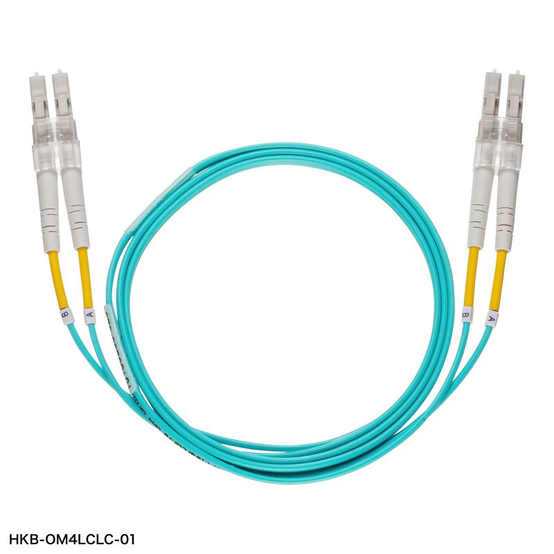 値下げしました 4本 光ファイバーMMF OM4 LCコネクタ 3メートル 値下げ