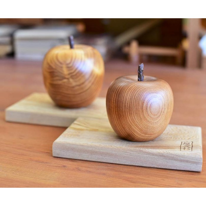 楽天市場】【ふるさと納税】屋久杉 リンゴの置物（台付き）＜島屋工房