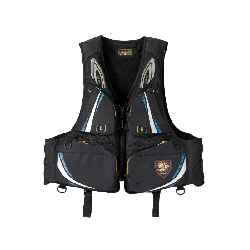楽天市場】サンライン SUL-241 フローティングベスト L ブルー 【釣具