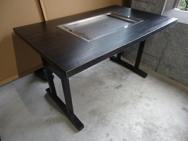 楽天市場】プロパンガス用 お好み焼き テーブル 4人用 お好み焼台 1200