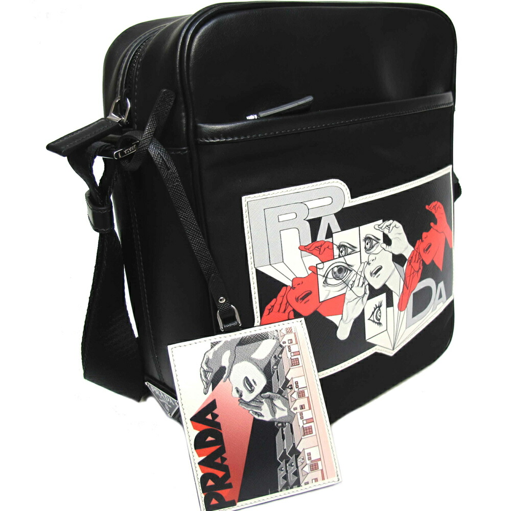 楽天市場】【未使用】 プラダ PRADA 斜めがけ ショルダー