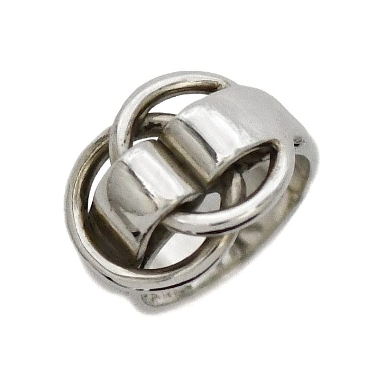 楽天市場】【送料無料】 エルメス リング ドゥザノーリング シルバー