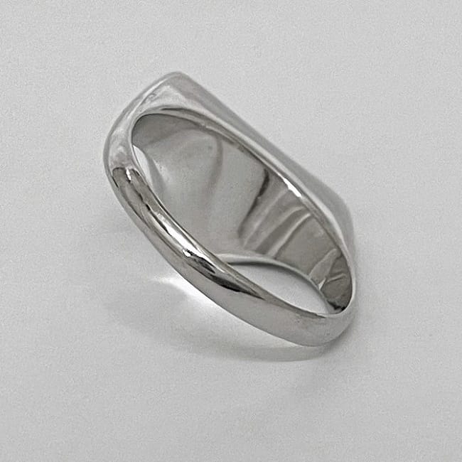 楽天市場】【送料無料】 プラダ ロゴ リング シルバー ブラック 指輪