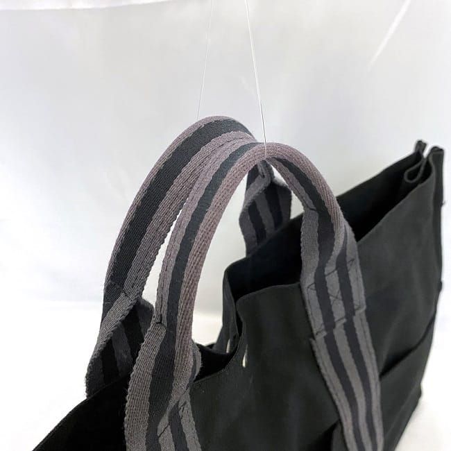 楽天市場】エルメス トートバッグ フールトゥ MM ブラック グレー 美