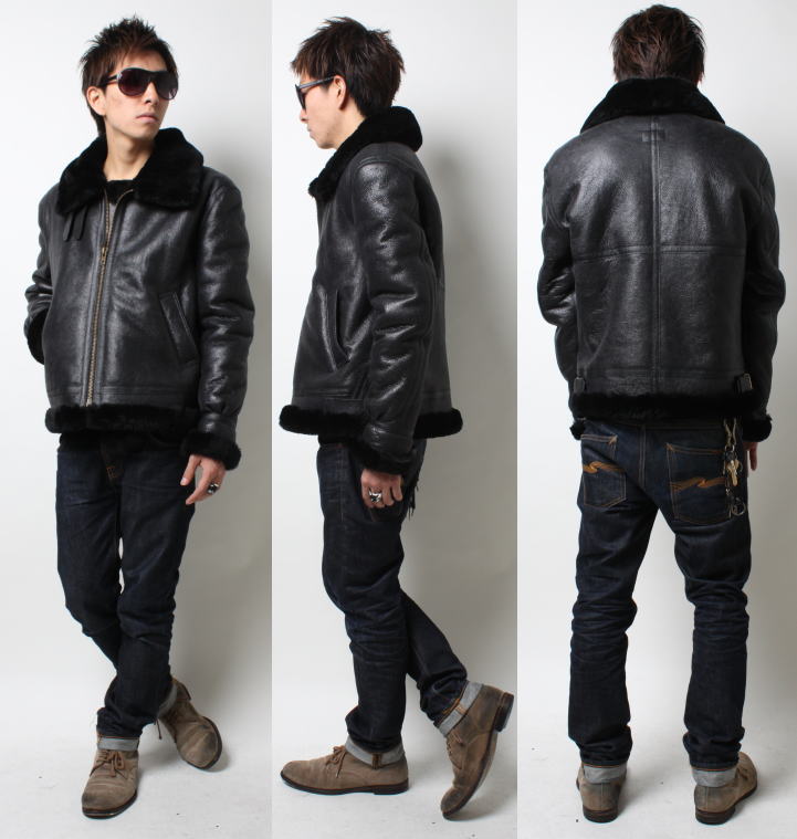 楽天市場】革ジャン B−3 メンズ 大きいサイズ 4L 5L フライト