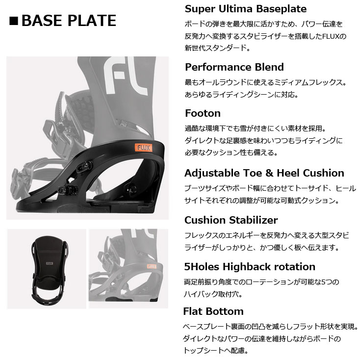楽天市場】24-25 FLUX フラックス DS ディーエス ビンディング