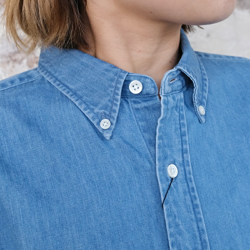 楽天市場】【SP15】ジムフレックス ライトデニム 長袖 ボタンダウン