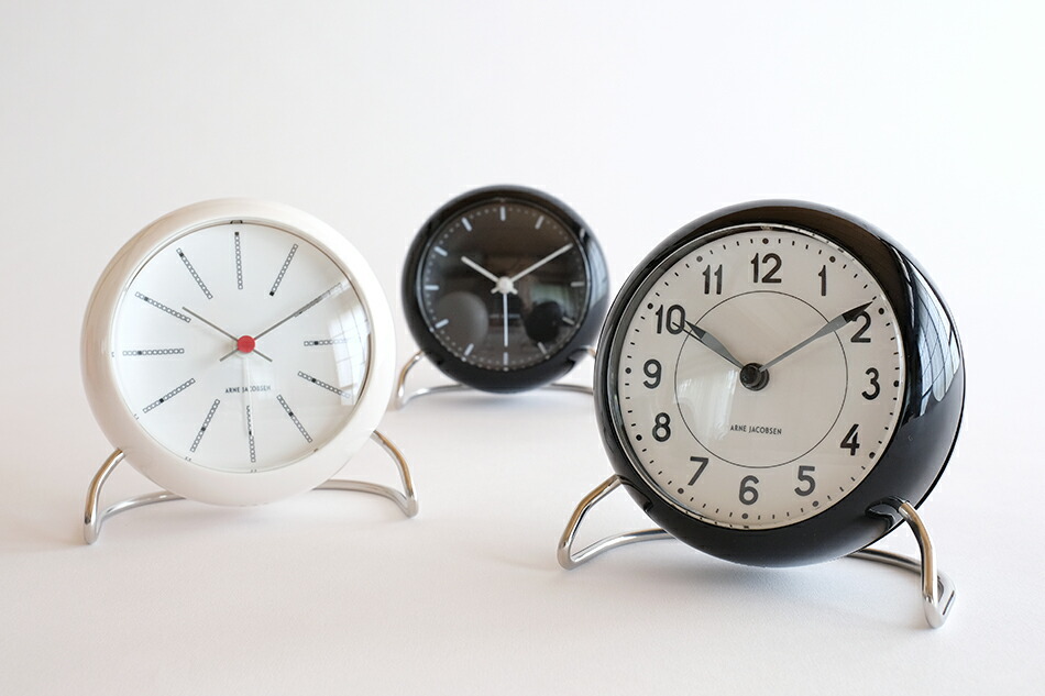 楽天市場】アルネ・ヤコブセン テーブルクロック（ローゼンダール