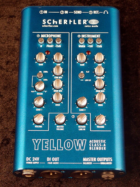楽天市場】Schertler Yellow Blender 新品 プリアンプ[シャートラー