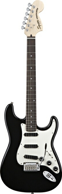 楽天市場】Squier Deluxe Hot Rails Stratocaster 新品 ブラック[スク