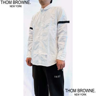 楽天市場】トムブラウン THOM BROWNE シャツ メンズ 長袖 フロント裾