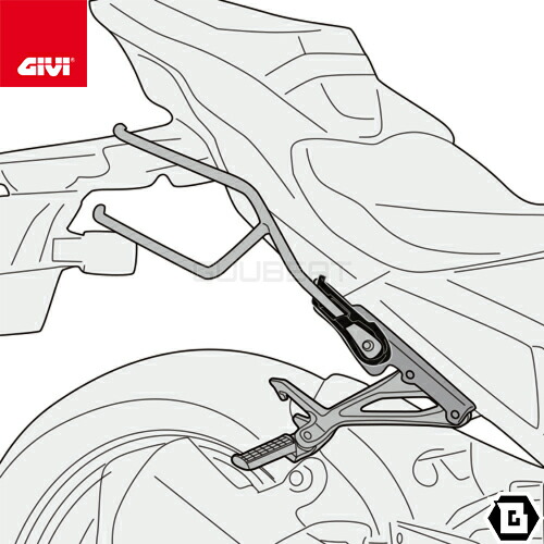 楽天市場】GIVI TR4118 サイドバッグサポート クイックリリース機能