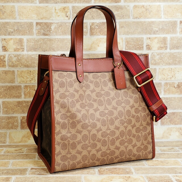 楽天市場】【中古品】美品 COACH コーチ フィールド トートバッグ