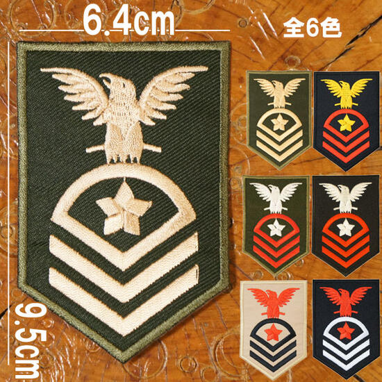 楽天市場】［全6色］刺繍アイロンワッペン パッチ アップリケ