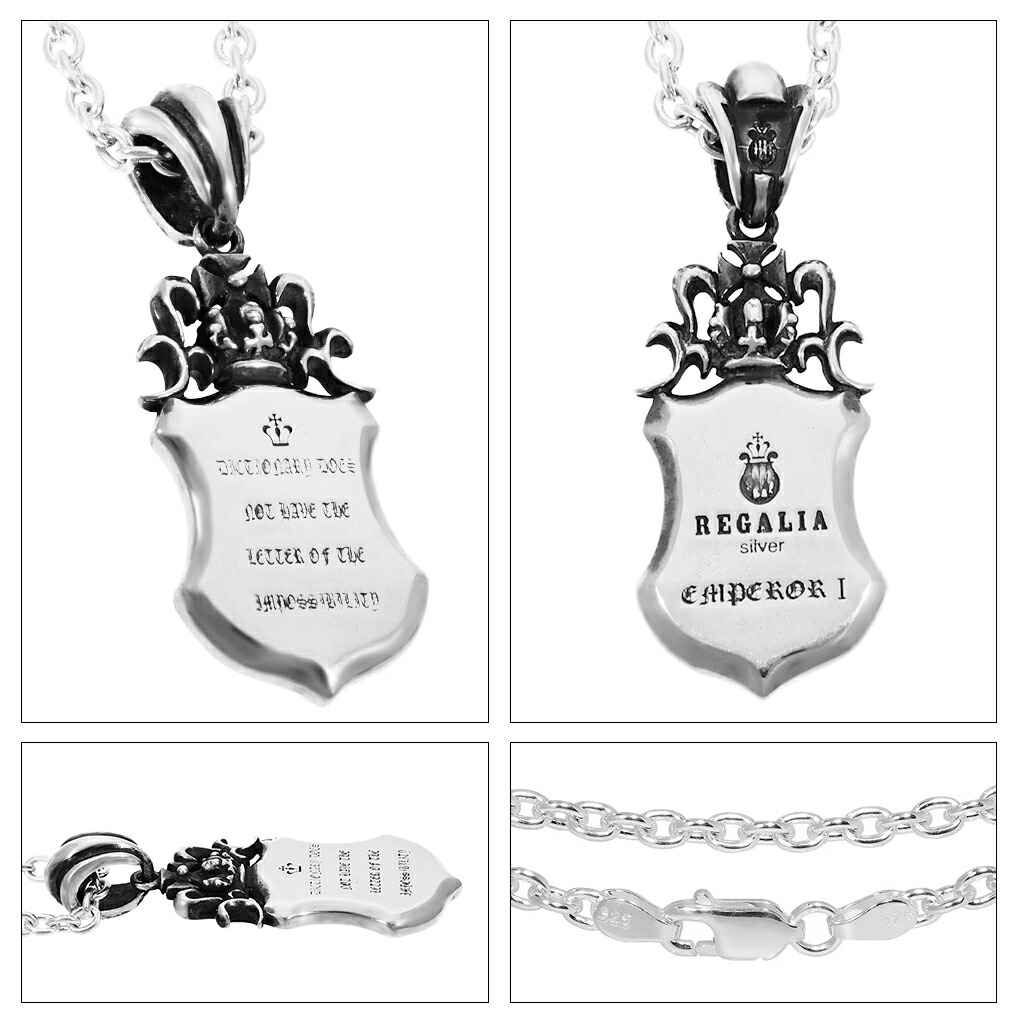 楽天市場】REGALIA ナップ エンブレム シルバー ネックレス ペンダント