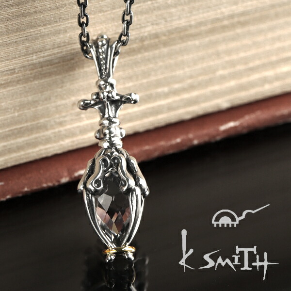 楽天市場】K-SMITH クリスタル ヴァジュラ ネックレス シルバー