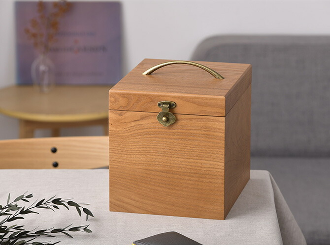 楽天市場】ナチュラルウッド 縦型 コスメボックス ロングミラー