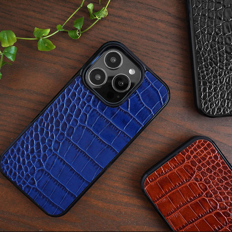 楽天市場】iPhoneケース クロコ 本革 型押し スマホケース iPhone 15