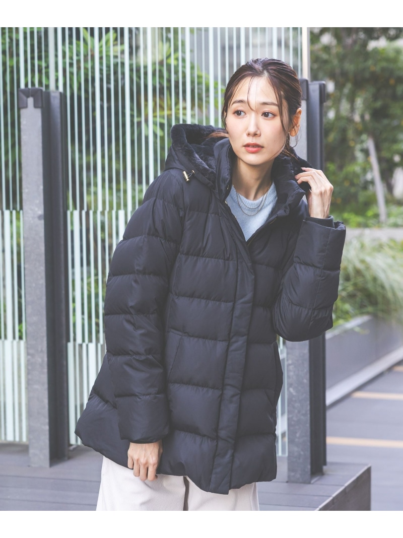 楽天市場】【SALE／50%OFF】ウツクシルエット撥水ダウンコート/497165