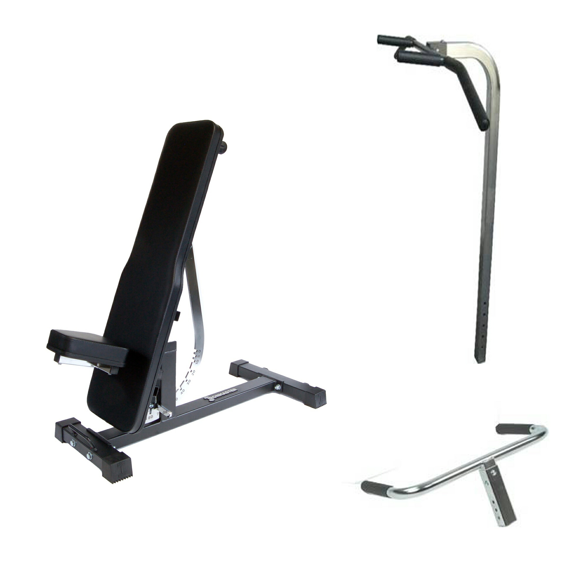 楽天市場】Ironmaster スーパーベンチPRO V2＋チンアップバー＋