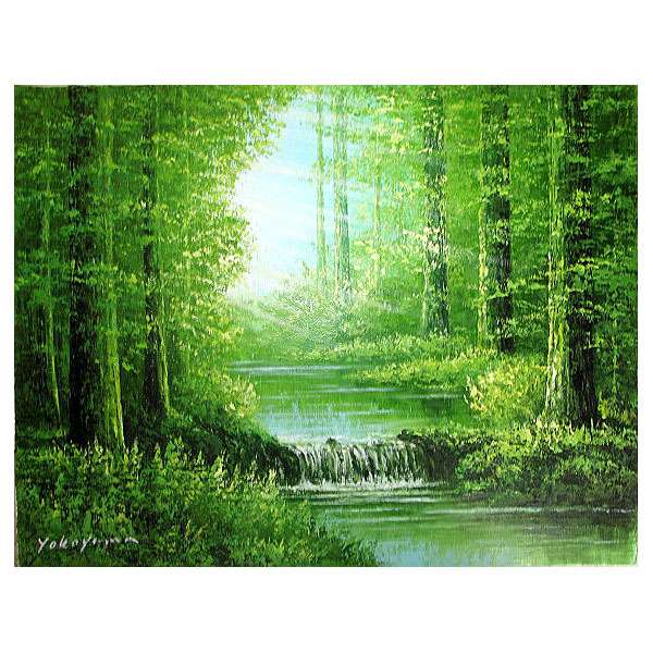 楽天市場】油彩画 F6号 横山守「陽光」真筆 額入り 額装絵画 油絵 風景