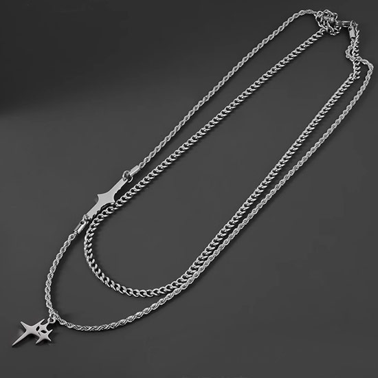 楽天市場】ネックレス メンズ シルバー925 sliver 925 モード系