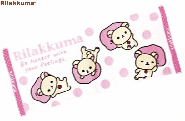 楽天市場】【リラックマ】フェイスタオル【コリラックマロゴ