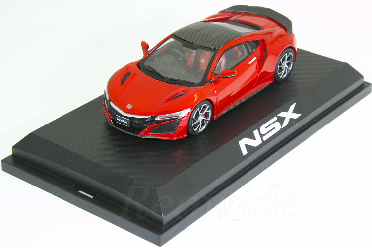 楽天市場】ホンダ特注 1/43 ホンダ NSX 2016 バレンシアレッド・パール