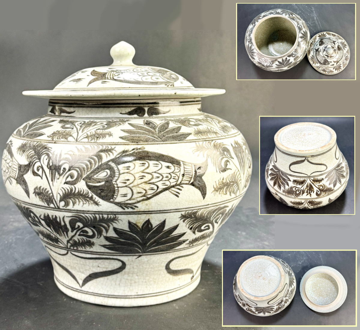 骨董☆中国 陶器 巨大 蓋付 宮廷貢品壷☆処分大幅再値下げ！ 骨董