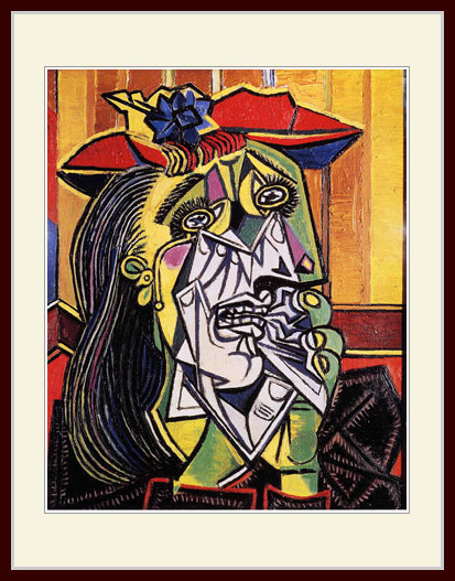 楽天市場】ピカソ・「泣く女」 : グーピルギャラリー