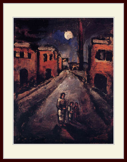 楽天市場】ルオー・「郊外のキリスト」 : グーピルギャラリー