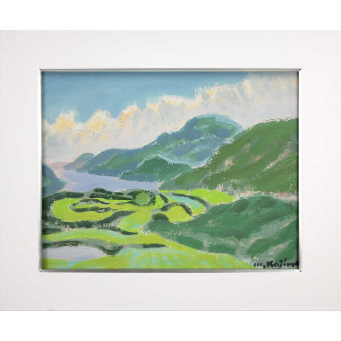 油彩画 山の風景 2016年制作 油彩画 山の風景 2016年制作