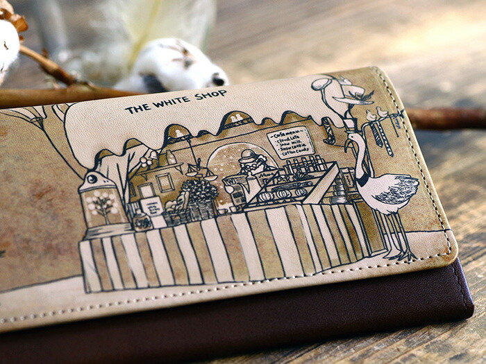 楽天市場】【 HIRAMEKI. 公式 】 長財布 かぶせ ボタン 本革｜ホワイト