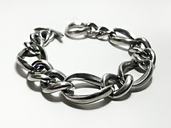 楽天市場】シルバー925製 / ツイステッド ヘビーフィガロチェーン