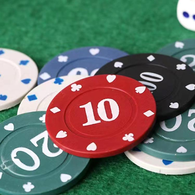 楽天市場】 ポーカーチップ 100枚セット 5色 ゲーム用 チップセット