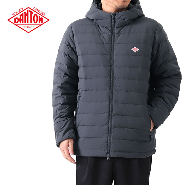 楽天市場】DANTON ダントン フード付き ミドルダウンジャケット DT