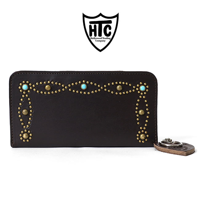 楽天市場】HTC エイチティーシー スタッズ レザー ウォレット TYPE-1 D