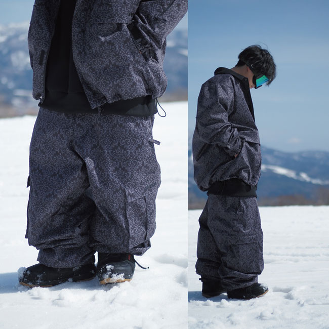 楽天市場】べスプ パンツ VESP Damask Super Wide Jogger Pants