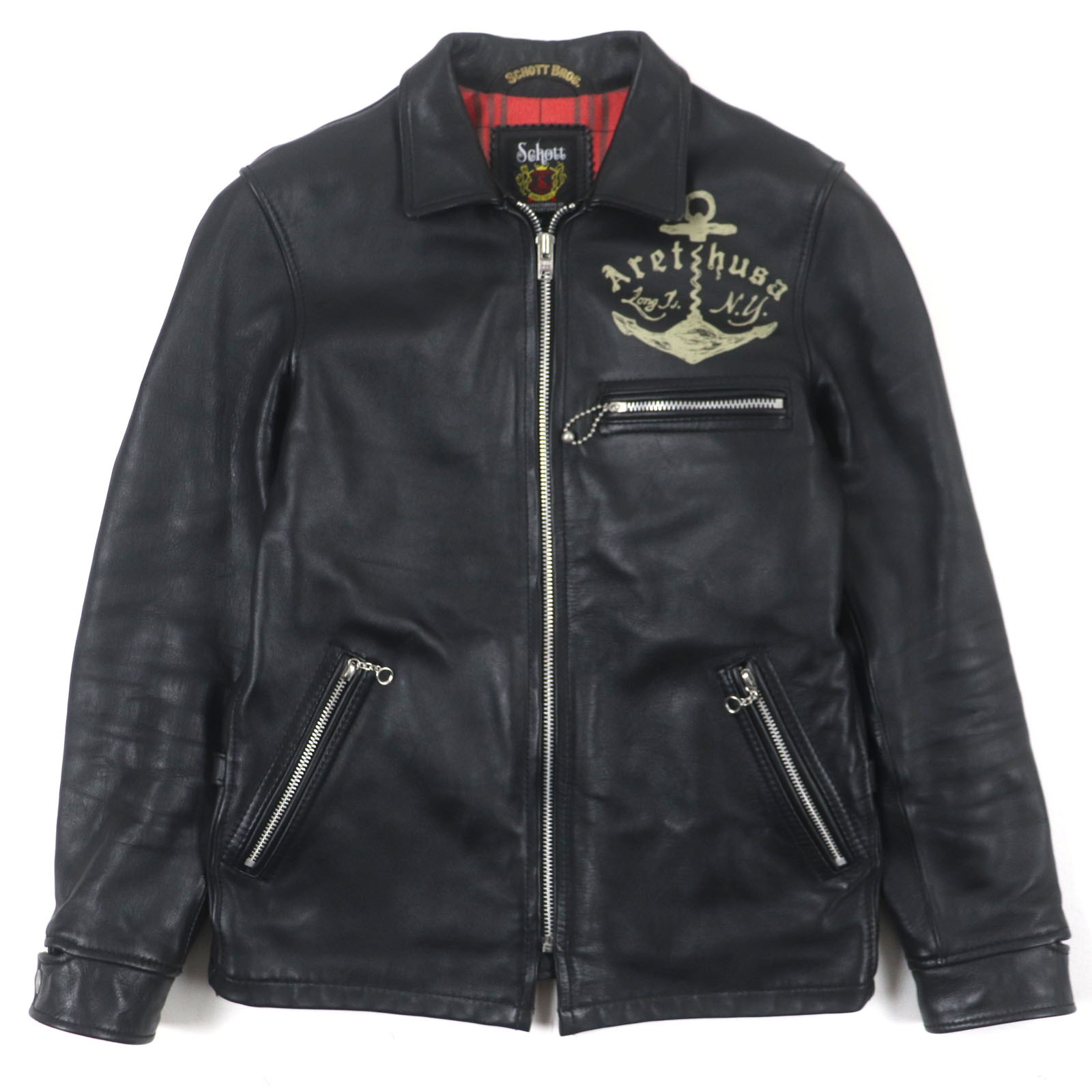 楽天市場】schott シングル ライダース 中古の通販