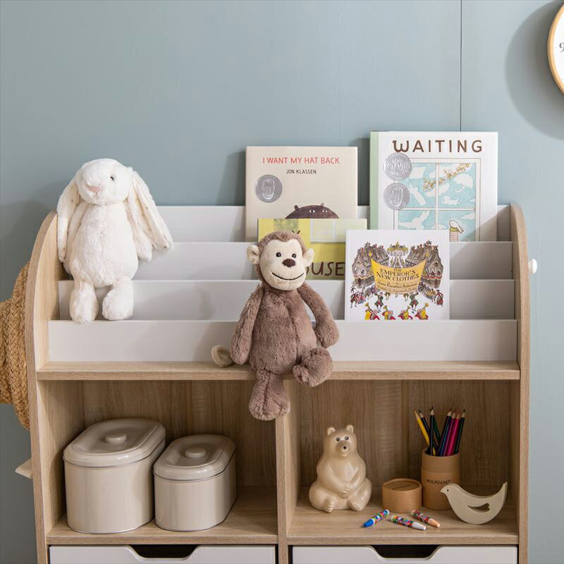 楽天市場】商品名 PiPi-2 ピピ【4台セット】絵本ラックカラー