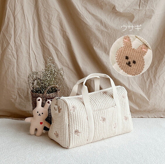 楽天市場】マザーズバッグ 斜めがけ 大容量 2way イブル キルティング