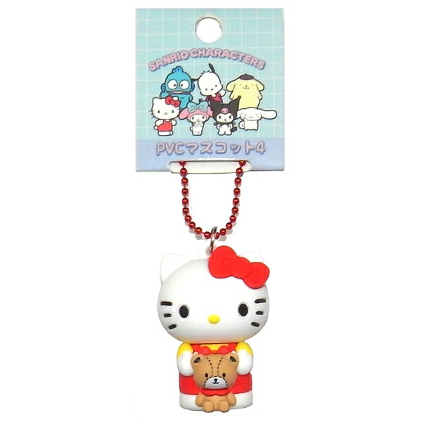 楽天市場】サンリオキャラクターズPVCマスコット4ハローキティ : ご