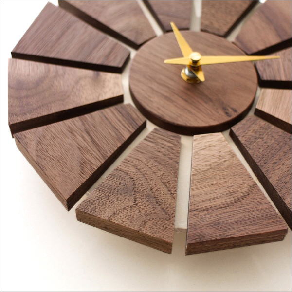 楽天市場】掛け時計 木製 壁掛け時計 おしゃれ デザイン