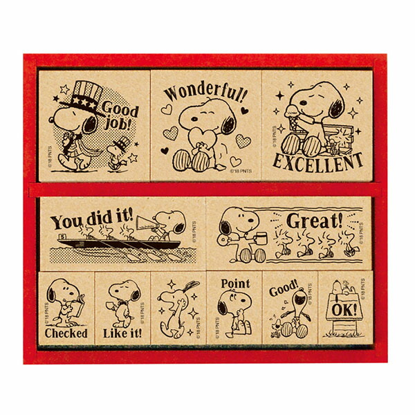 楽天市場】ビバリー スヌーピー 木製ごほうびスタンプ ENGLISH （木製