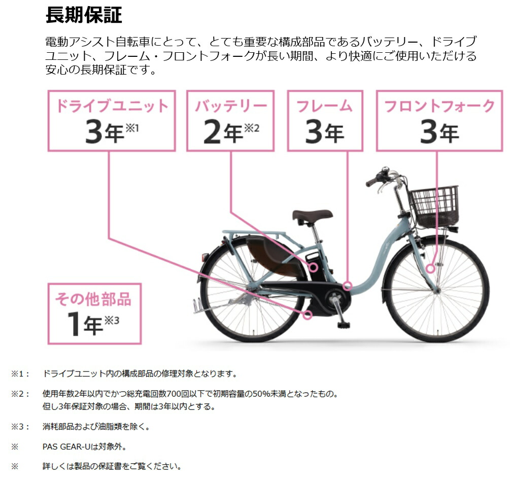 楽天市場】動自転車 ヤマハ PAS With（パス ウィズ）26インチ 15.8Ah