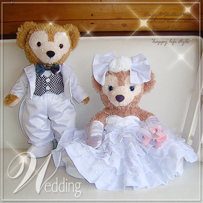 楽天市場】ダッフィー シェリーメイ ウエディング ペア Sサイズ 43cm