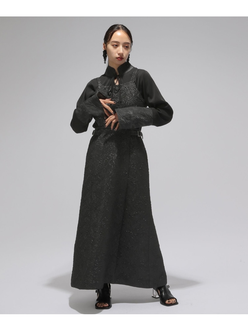 楽天市場】グリッタージャガードジャンスカ HARE ハレ ワンピース