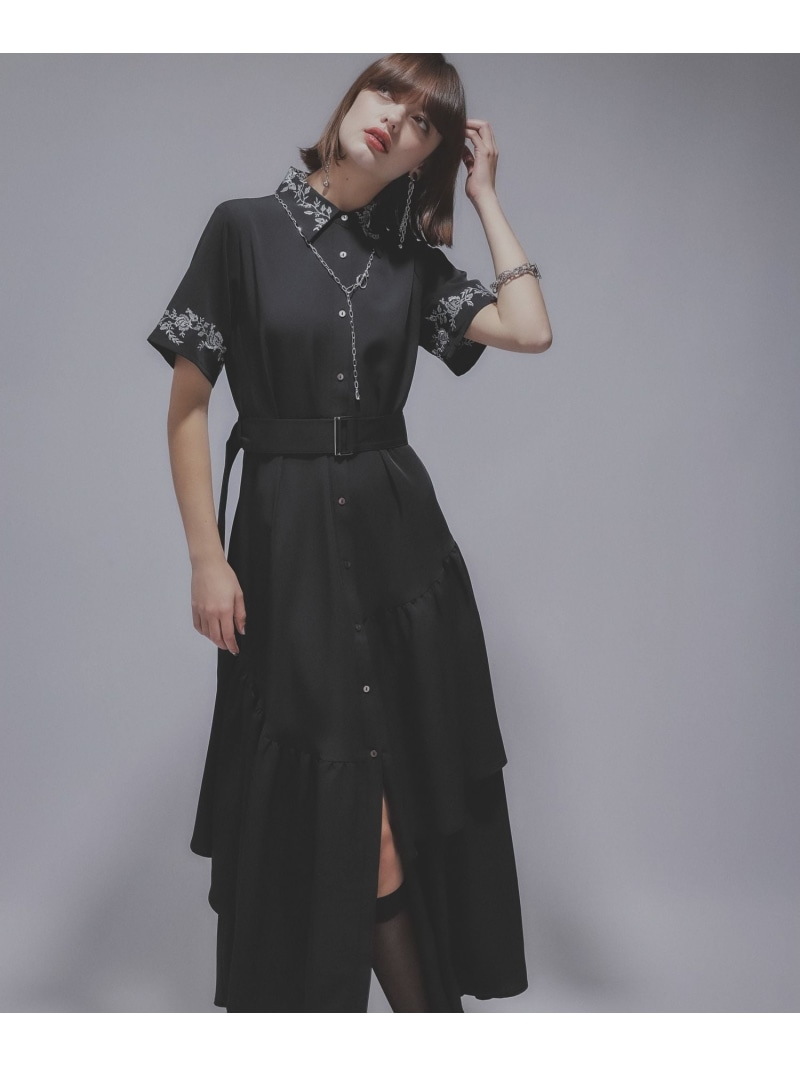 楽天市場】【SALE／46%OFF】アシメフリルシシュウワンピース HARE ハレ