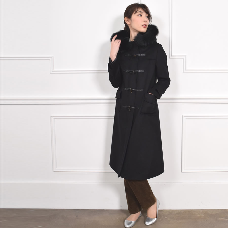 楽天市場】ダッフル コート カシミヤ コート [Merfirge]ロング丈